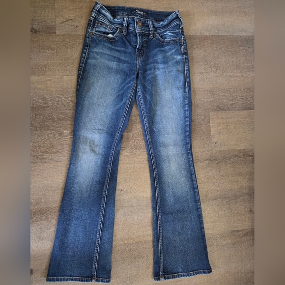 Silver Suki Bootcut Women's Denim Jeans, Size W27 L31, In Like-New Condition - Picture 1 of 8